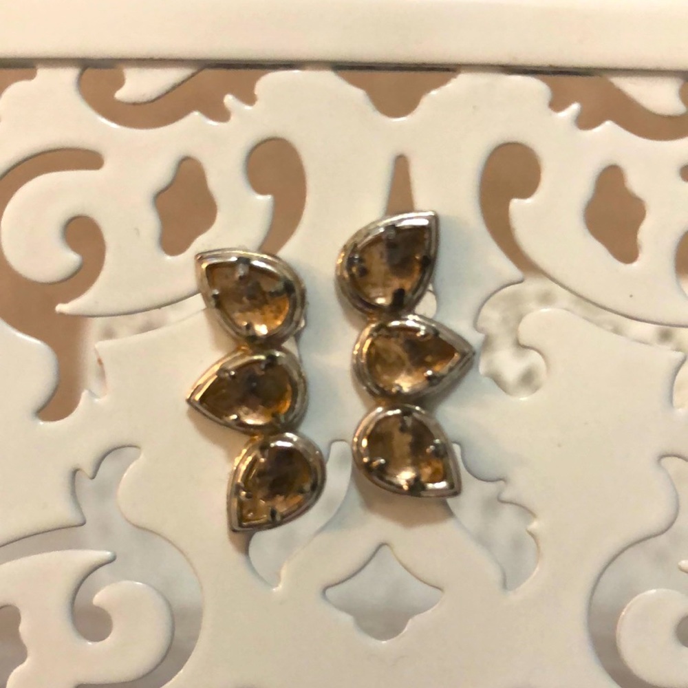 Kendra Scott custom ear climber stud earrings